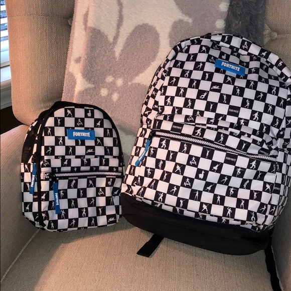 fortnite backpack with lunch box